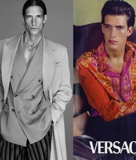 Iván de Pineda volvió a posar para Versace y la foto .